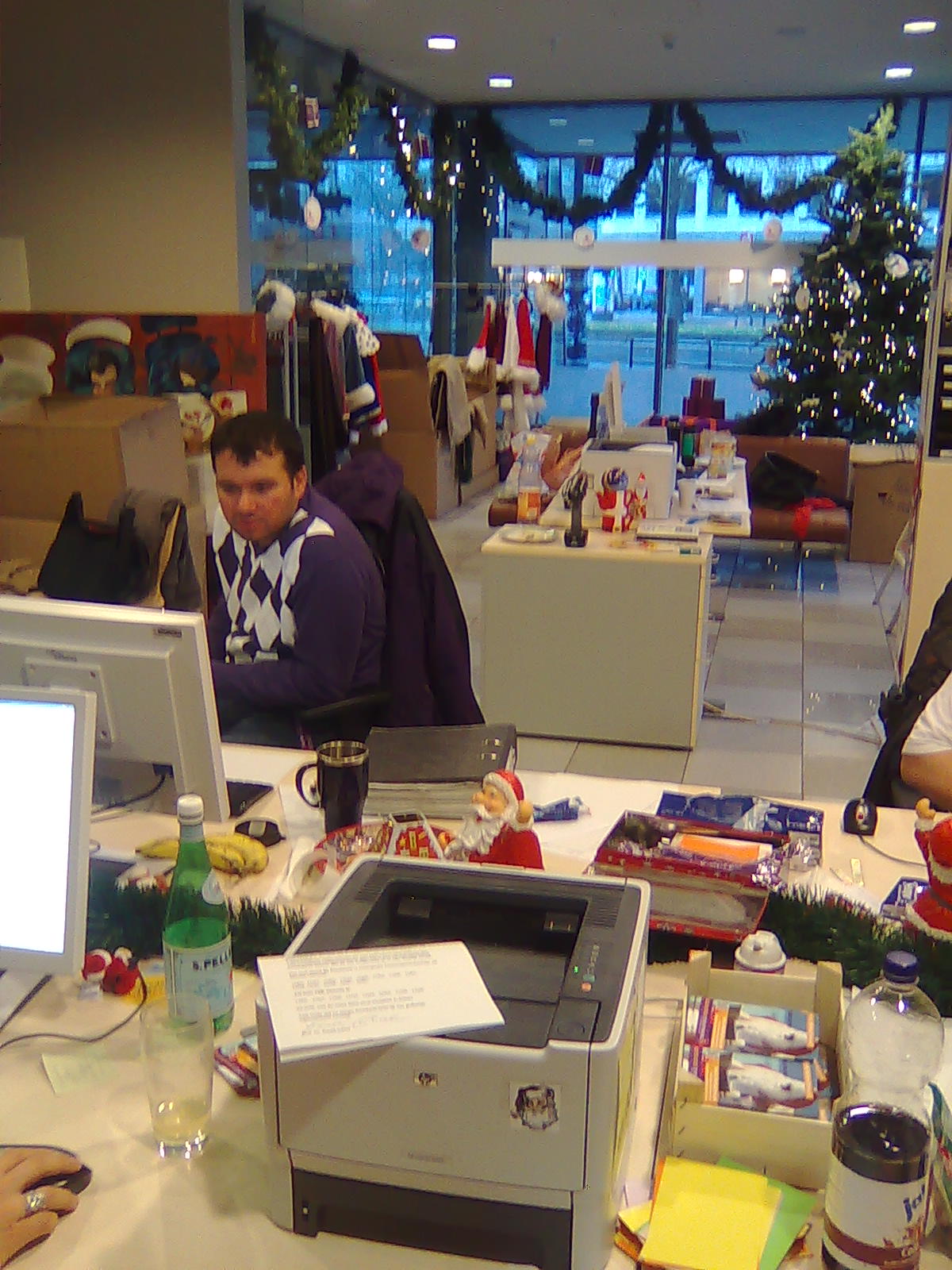 Tarik bei der Arbeit